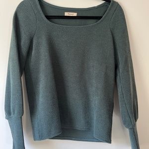 Madewell green/teal sweater
